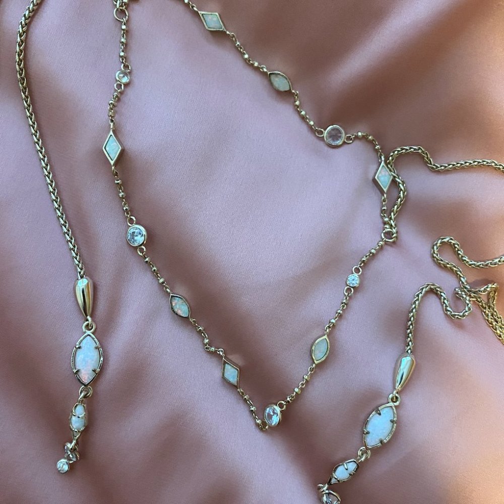 Wrap Around Kendra Scott Choker - Ivory Pearl